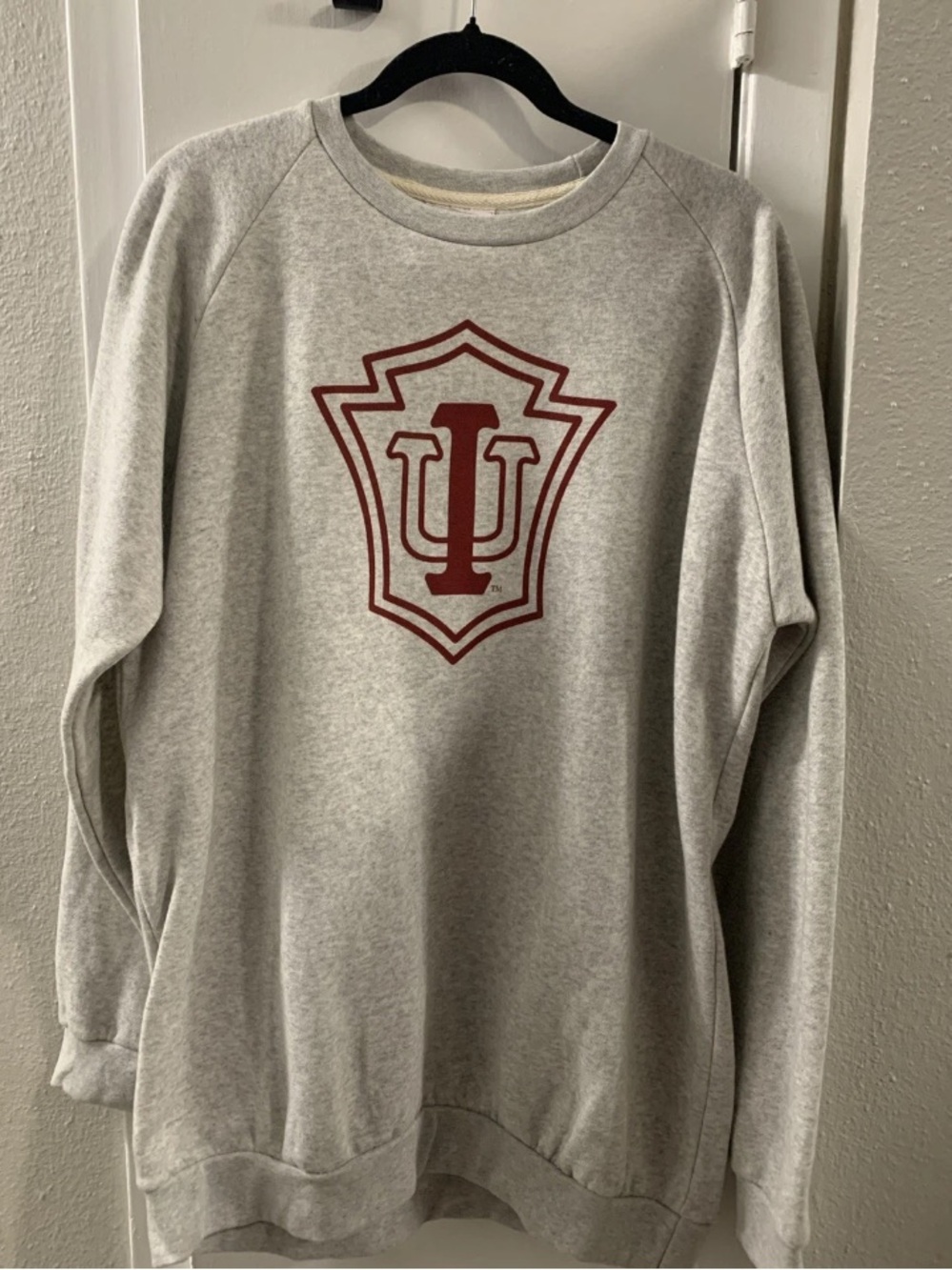 Homefield Indiana Hoosiers Mens 2XL Gray Sweatshirt Football University